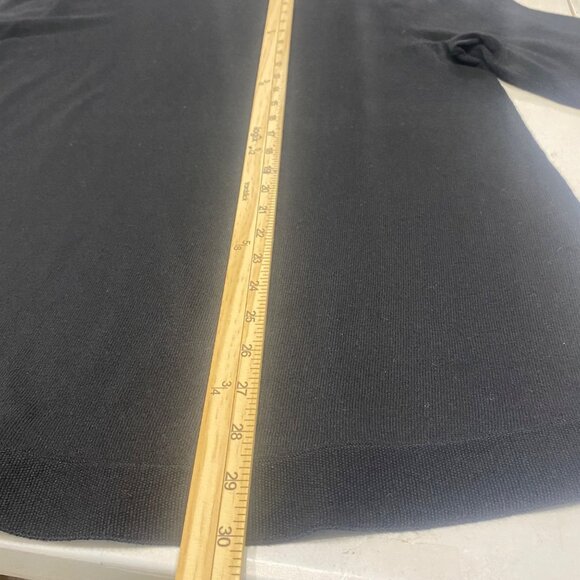 J.Jill Black Cotton Blend Top Womens XL Black Pullover Preppy - Picture 9 of 14